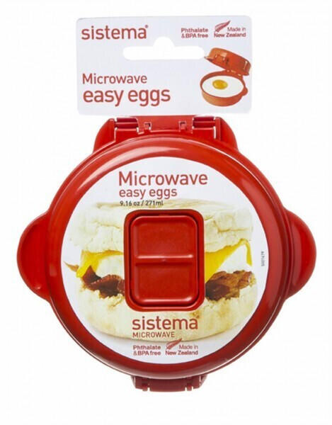 Sistema Mikrowellen-Eierkocher Easy Eggs (270 cm) rot
