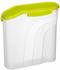 Rotho Fresh Müslibox 4.1 l, Kunststoff (BPA-frei), Transparent/Grün, 4,1 Liter (26,5 x 10 x 26 cm)