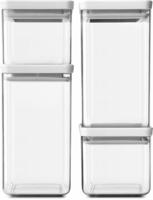 Brabantia Tasty+ Vorratsdosen Grau 4 St&uuml;ck