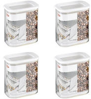 Mepal | Modula Vorratsdosen Set 4-tlg. | robustes Kunststoff | 1500 ml | deckt Ihre