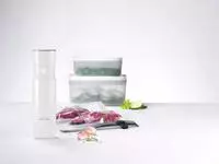 Zwilling Vakuum Starterset, M/L / 7-tlg , Kunststoff , Wei&szlig; , Premium , No plug