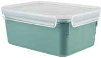 Emsa Frischhaltedose Clip&Close N10130, aus Kunststoff, 2,2 Liter, petrol, luftdicht