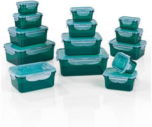GOURMETmaxx Klick-it Frischhaltedosen Set 28-teilig smaragdgrün
