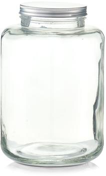 Zeller Present Zeller Vorratsglas mit Metalldeckel 7 L