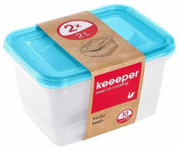 Aufbewahrungsboxen Keeeper Fredo Fresh Blau 2 Liter 2er Set