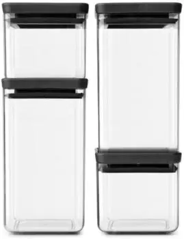 Brabantia Vorratsdosen Set 4-teilig