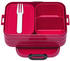 Rosti Mepal Bento Take a Break Lunchbox midi Nordic Red