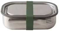 black+blum Lunchbox mit Silikon-Ventil, Gabel und Gurt, 1000 ml