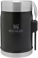 Stanley Legendary Black 2.0 Thermobeh&auml;lter f&uuml;r Essen, 0.4L + Spork - Schwarz