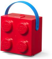 LEGO Lunchbox "Brick 4" in Rot - (B)16,5 x (H)11,6 x (T)17,3 cm