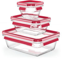 Emsa Frischhaltedose "Clip & Close Glas" 0,18/0,45/1,3L,