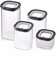 GEFU Vorratsglas "PANTRY" Stapelbar, luftdicht, transparent, platzsparend