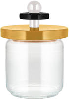 Alessi ES16/75 1, Alessi - Twergi Vorratsdose, 0.75 l, gelb Glas; Linde, 30 Tage