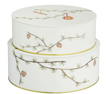 Kähler Hammershøi Jul Weihnachtskeksdose (2er-Set) Kähler Hammershøi Jul Weihnachtskeksdose (2er-Set)