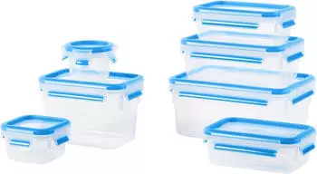 Emsa Frischhaltedosenset N10316 Clip & Close 7-teilig