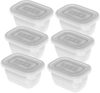 Rotho FREEZE Gefrierdosen 1759000096 , 1 Set = 6 x 0,25 Liter