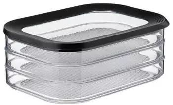 Rosti Mepal Kühlschrankdose Modula Aufschnitt 550/3 Schwarz (106938040400)