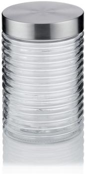 Kela Vorratsglas 1.2 Liter Glas Vorratsdose Diana mit Edelstahldeckel (11951)