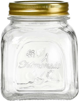 Ritzenhoff & Breker Vorratsdose Homemade 500 ml transparent eckig (807554)