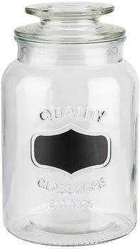APS Vorratsglas Ø 11,5x19,5 cm Glas, Polyethylen inklusive Glasdeckel (82266)