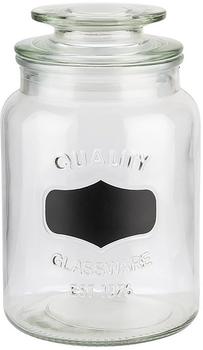 APS Vorratsglas Ø 11x18 cm Glas, Polyethylen inklusive Glasdeckel (82265)