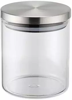 Weis Vorratsdose 600ml aus Borosilikatglas mit Edelstahldeckel (15941)