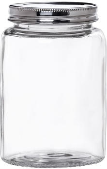 MamboCat 8-tlg. Vorrats-Gläserset Doria 520 ml + 320 ml Gewürzglas mit Schraub-Deckel silber Gläser