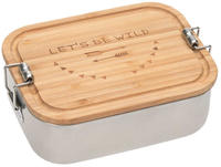 L&Auml;SSIG Lunchbox "Bamboo, Adventure" mit Holzdeckel