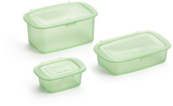 Lékué Set of 3 reusable silicone containers