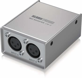 Klark Teknik Mic Booster CM-2 Mikrofonvorverstärker (000-DPB00-00010)