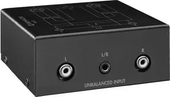 Monacor TCB-22 2-Kanal-Audio-Symmetrierer, schwarz (TCB-22)