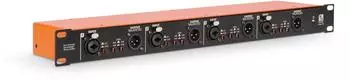 Palmer BRIDGE 4A+ 4-kanalige aktive DI-Box/Line-Isolation-Box 19" (PBRIDGE4APLUS)