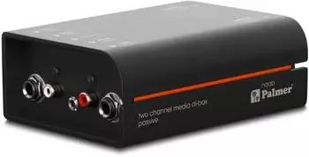 Palmer RIVER naab passive 2-Kanal Media DI-Box, schwarz (RIVER naab)