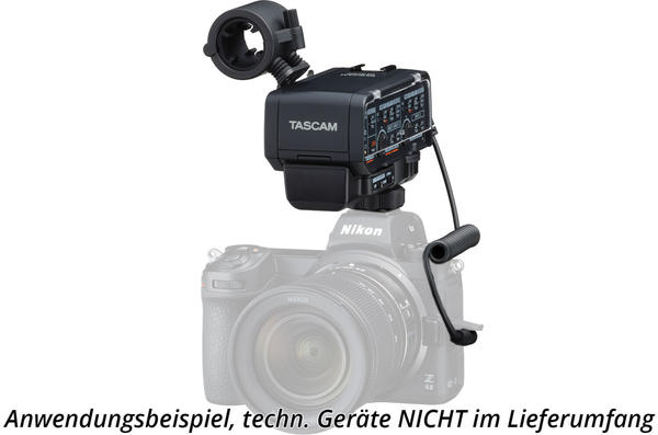 Tascam CA-XLR2d-AN für Kameras mit analoger Audioübertragung