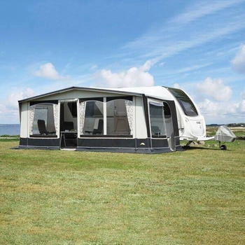 DWT DWT Wohnwagen-Vorzelt JUBILEE 40 Gr. 11 Umlaufmaß 851-880 cm Tiefe 270 cm Travel-Paket Alu-Gestänge
