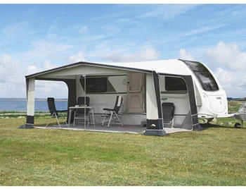 DWT DWT Wohnwagen-Vorzelt JUBILEE 40 Gr. 12 Umlaufmaß 881-910 cm Tiefe 270 cm Travel-Paket Alu-Gestänge