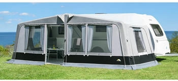 DWT DWT aufblasbares Wohnwagen-Vorzelt SCALA AIR Gr. 71 Umlaufma&szlig; 1006-1030 cm Tiefe 280 cm