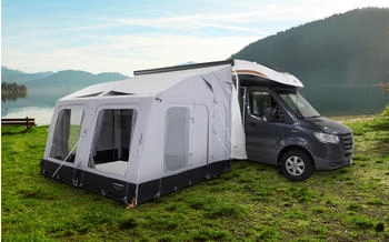 Dometic Dometic Rally Air Tour 260 S aufblasbares Wohnwagen- / Reisemobilvorzelt Anbauhöhe 235 - 265 cm schwarz, grau 235 cm 265 cm