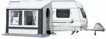DWT DWT Wohnwagen- Winter- CORTINA III Gr. 2 220 x 180 cm GRAU mit 28 mm Stahlgestänge