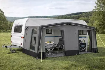 Dometic Dometic Stuga Rest 15 Vorzelt mit Stahlgestänge für Wohnwagen 990 1015 cm schwarz 990 1015 cm