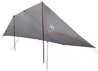 vidaXL Fahrzeugmarkise Grau und Orange 500 x 515 x 215 cm