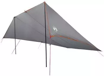 vidaXL Fahrzeugmarkise mit Dach grau und orange 518x580x215cm (42028557)