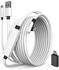 Tiergrade Meta Quest 2 2-in-2 Link Cable 5M White