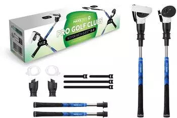 Maxx Tech VR Pro Golf Clubs Kit, kompatibel mit Meta Quest 2/3/3S