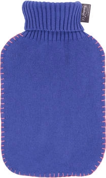 Fashy Wärmflasche mit Bezug Strickbezug Rollkragen 2l Lila (6715-55)