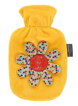 Fashy Kinder Wärmflasche mit Bezug 0,8L Gelb Save The Bees (65251)