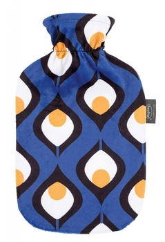 Fashy Wärmflasche mit Bezug bunt 2l Retro Blau (67451)