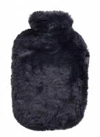 Fashy W&auml;rmflasche mit hochwertigem Flauschbezug schwarz 1 St