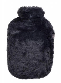 Fashy W&auml;rmflasche mit Bezug Extra Soft Schwarz 2l (67381-20)