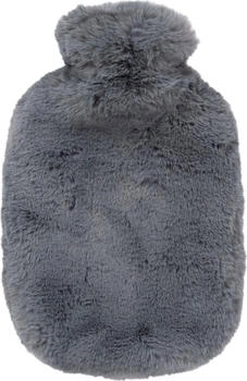 Fashy Wärmflasche mit Bezug Grau Bettflasche 2l (67381-29)